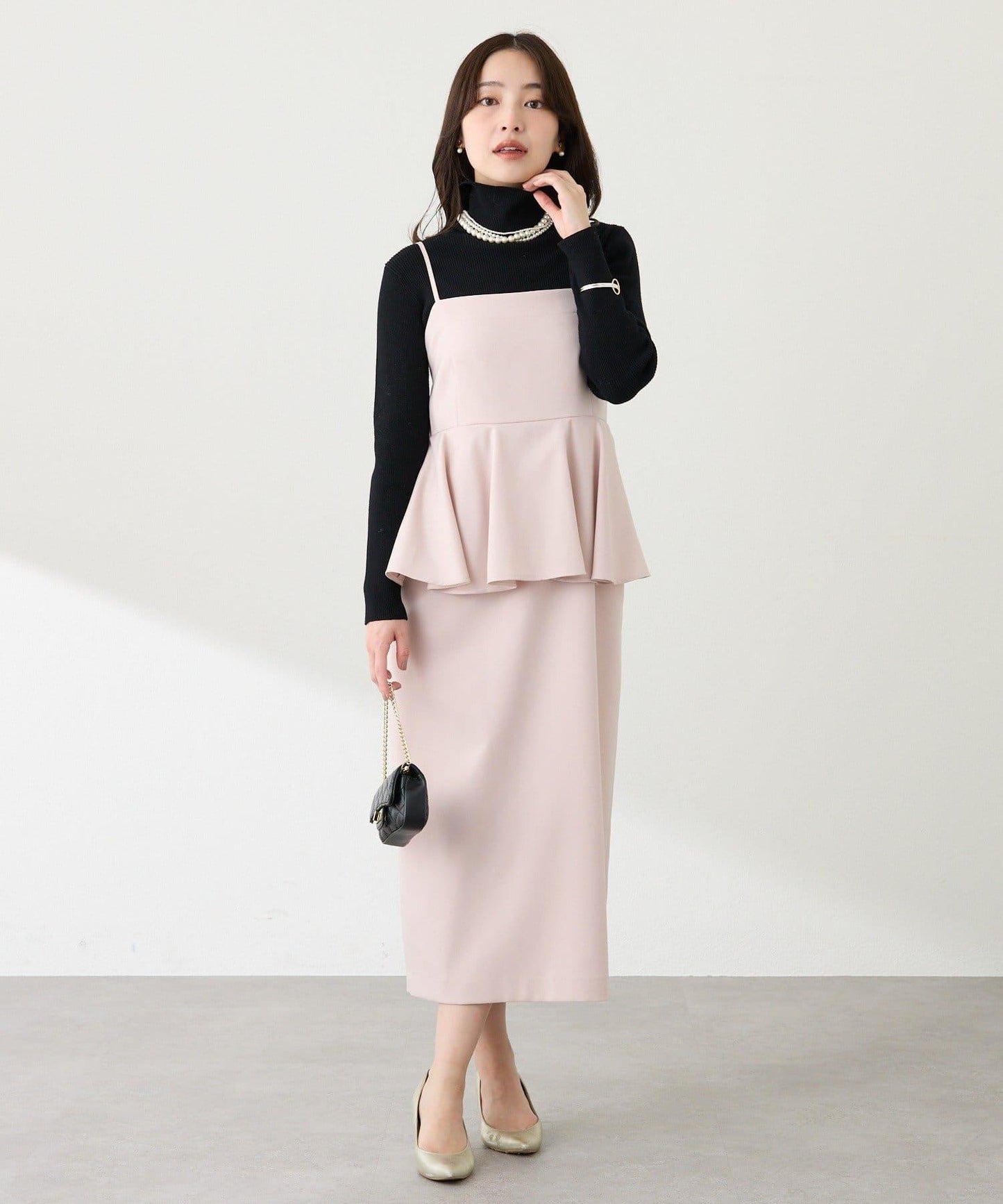 【La boutique BonBon】荷葉邊吊帶連衣裙