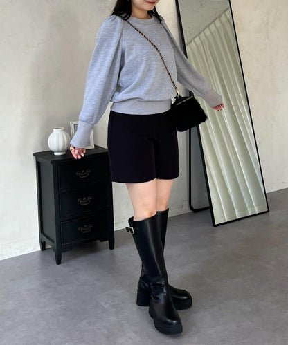 袖珍珠泡泡袖衛衣