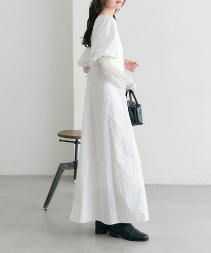 泡泡袖連衣裙