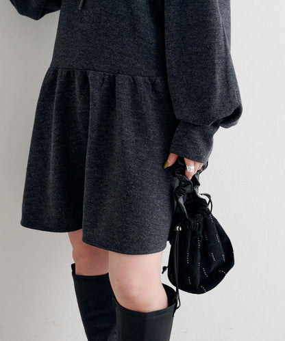 B 針織風連衣裙