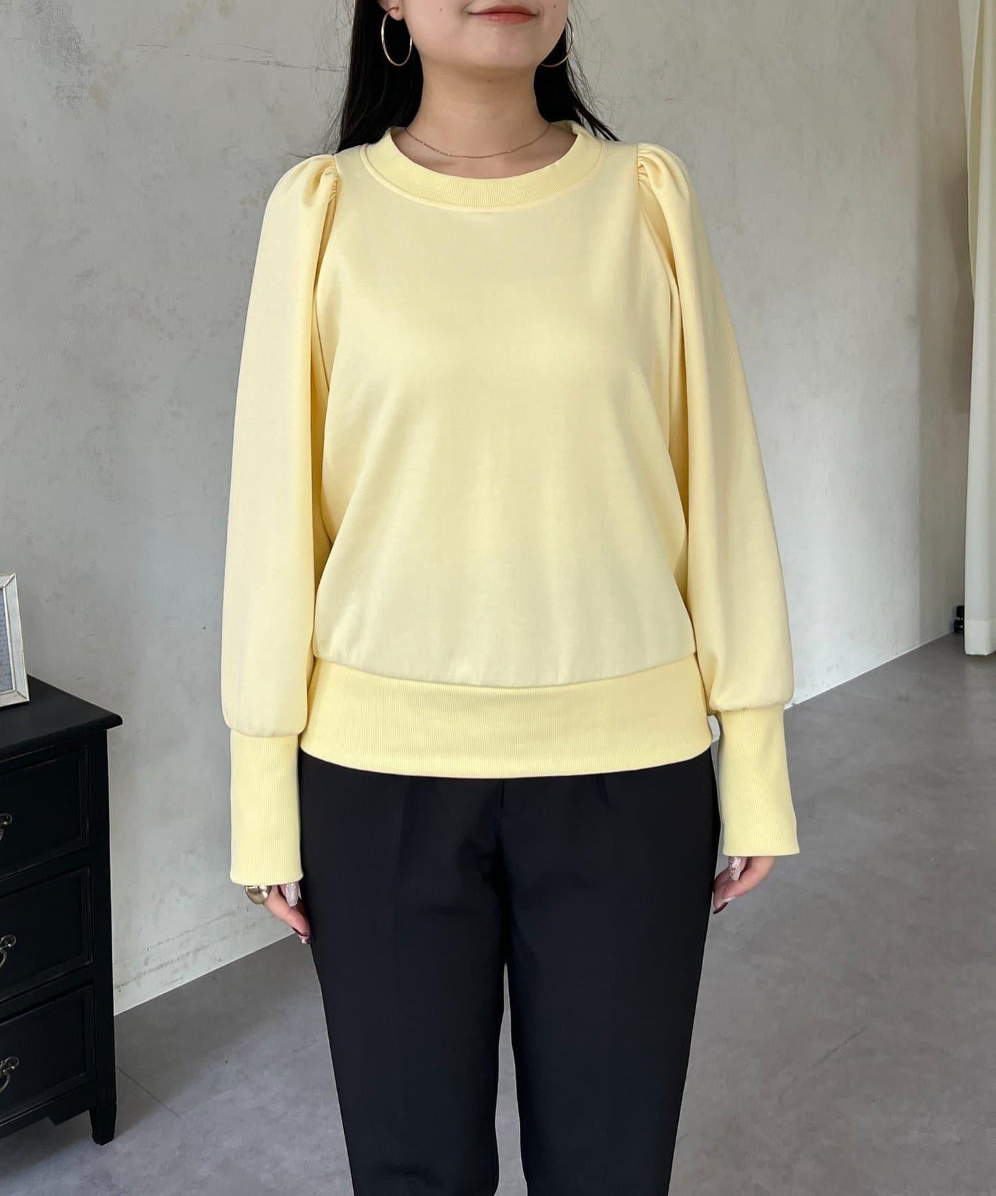 袖珍珠泡泡袖衛衣