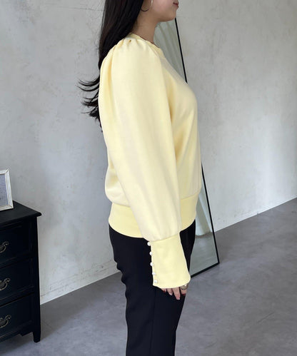 袖珍珠泡泡袖衛衣