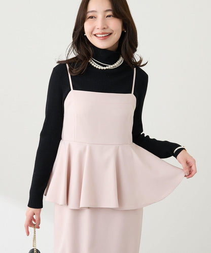 【La boutique BonBon】荷葉邊吊帶連衣裙