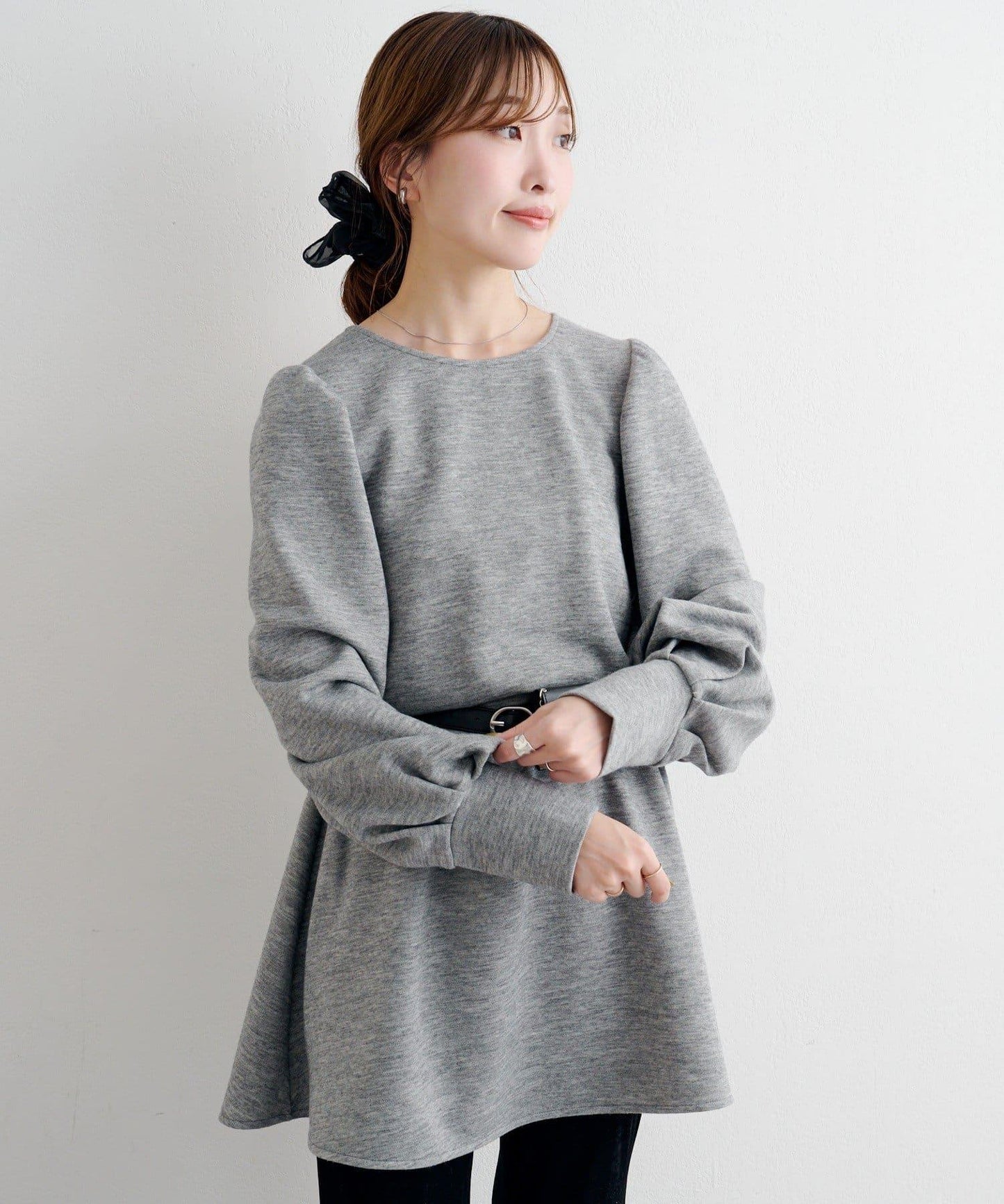 B 針織風連衣裙