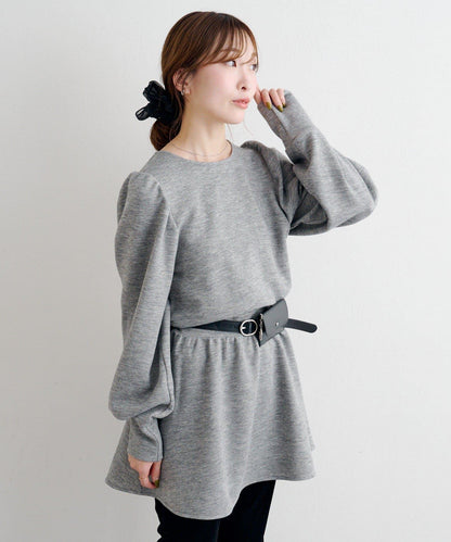 B 針織風連衣裙