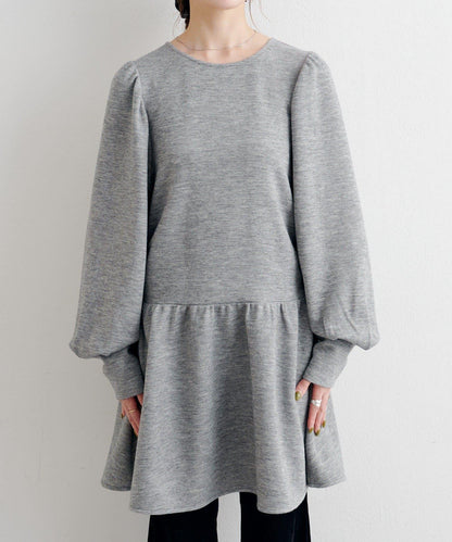 B 針織風連衣裙