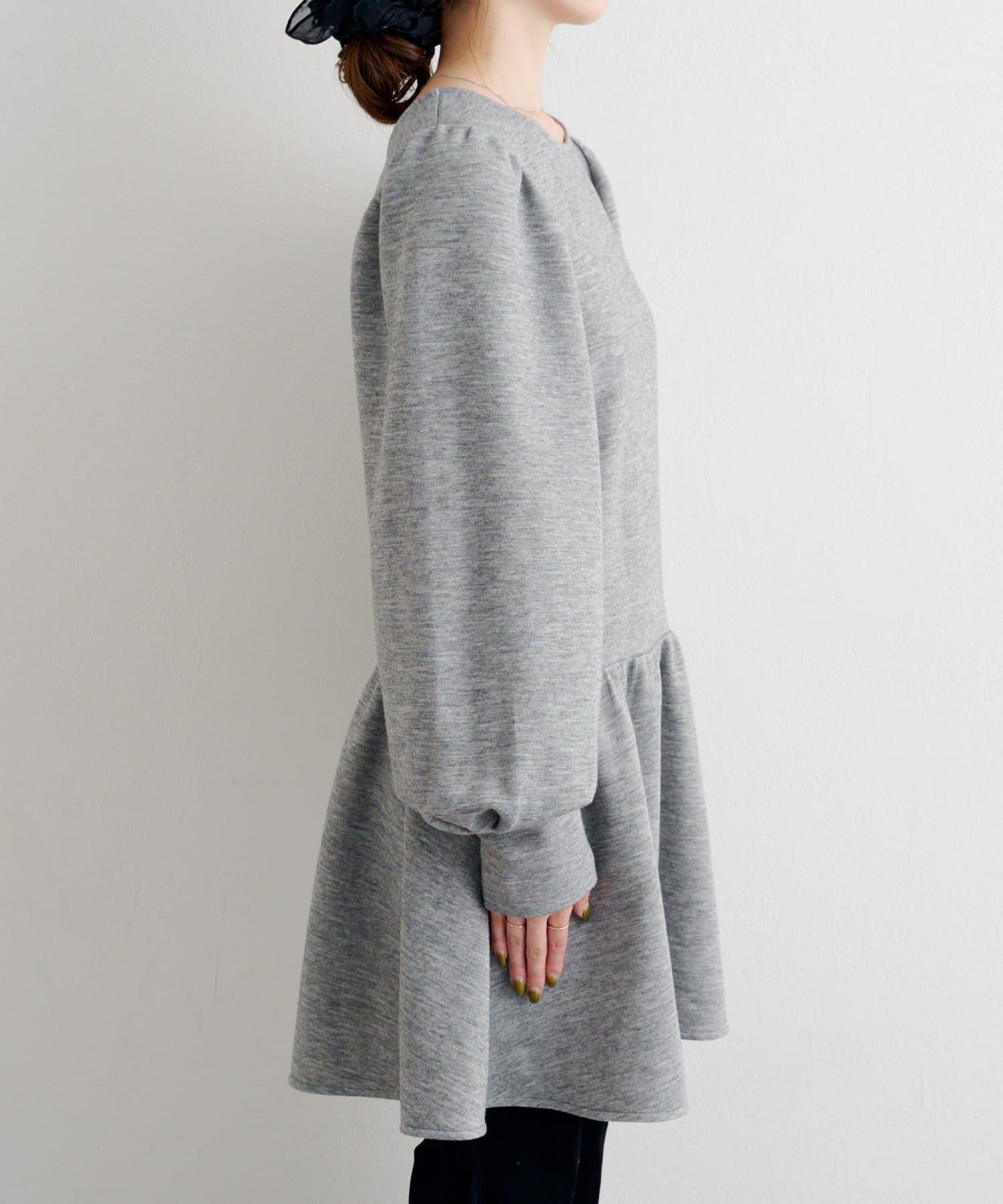 B 針織風連衣裙