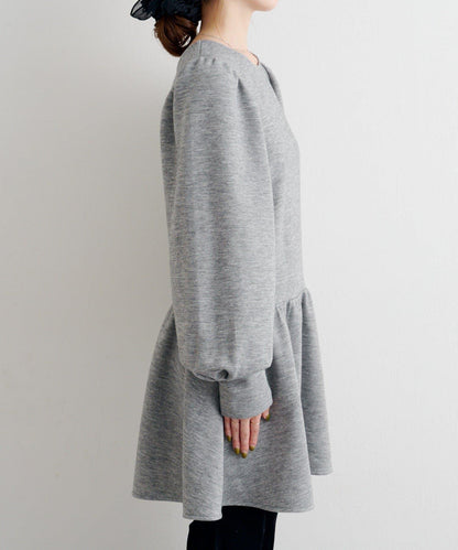 B 針織風連衣裙