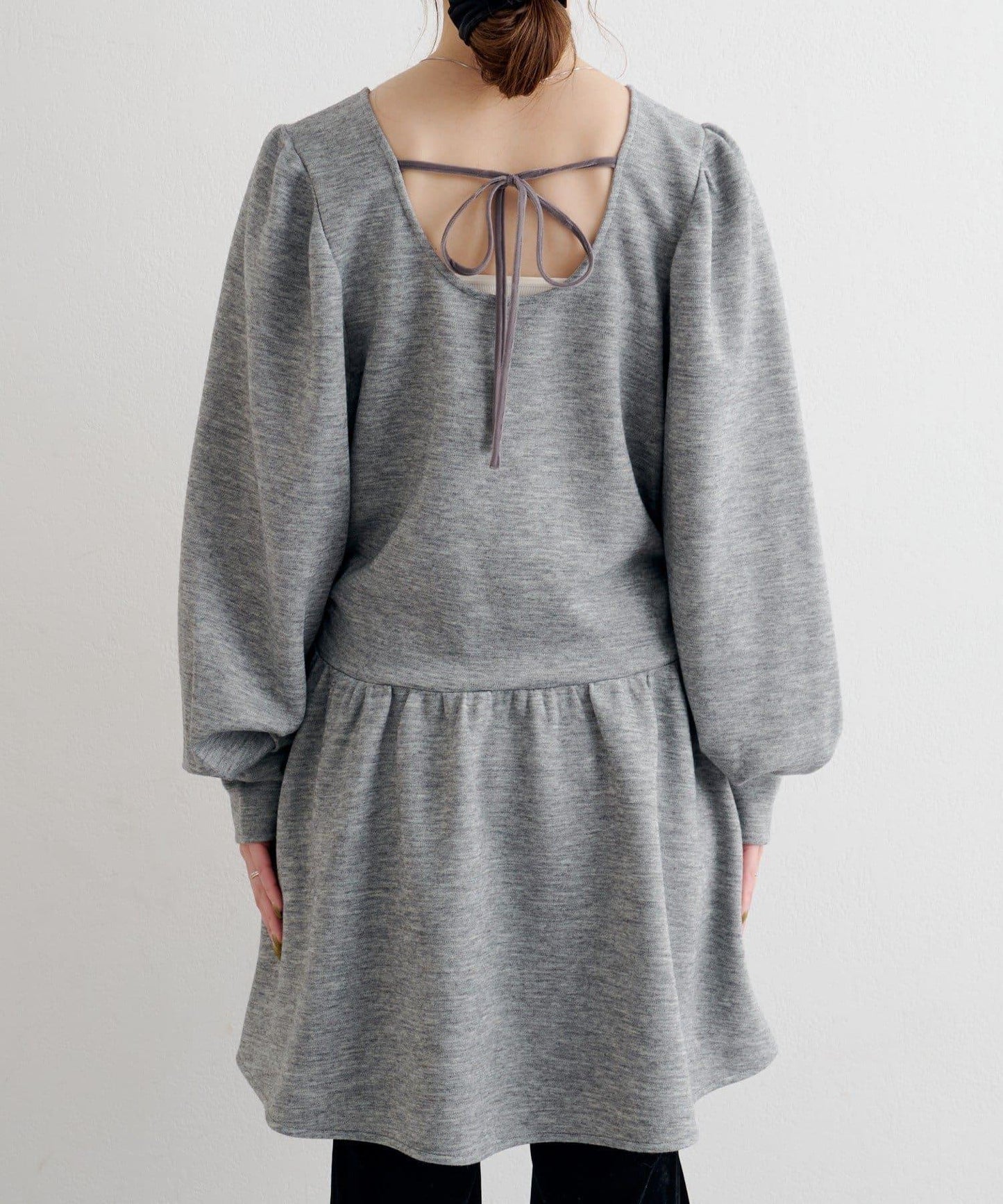 B 針織風連衣裙