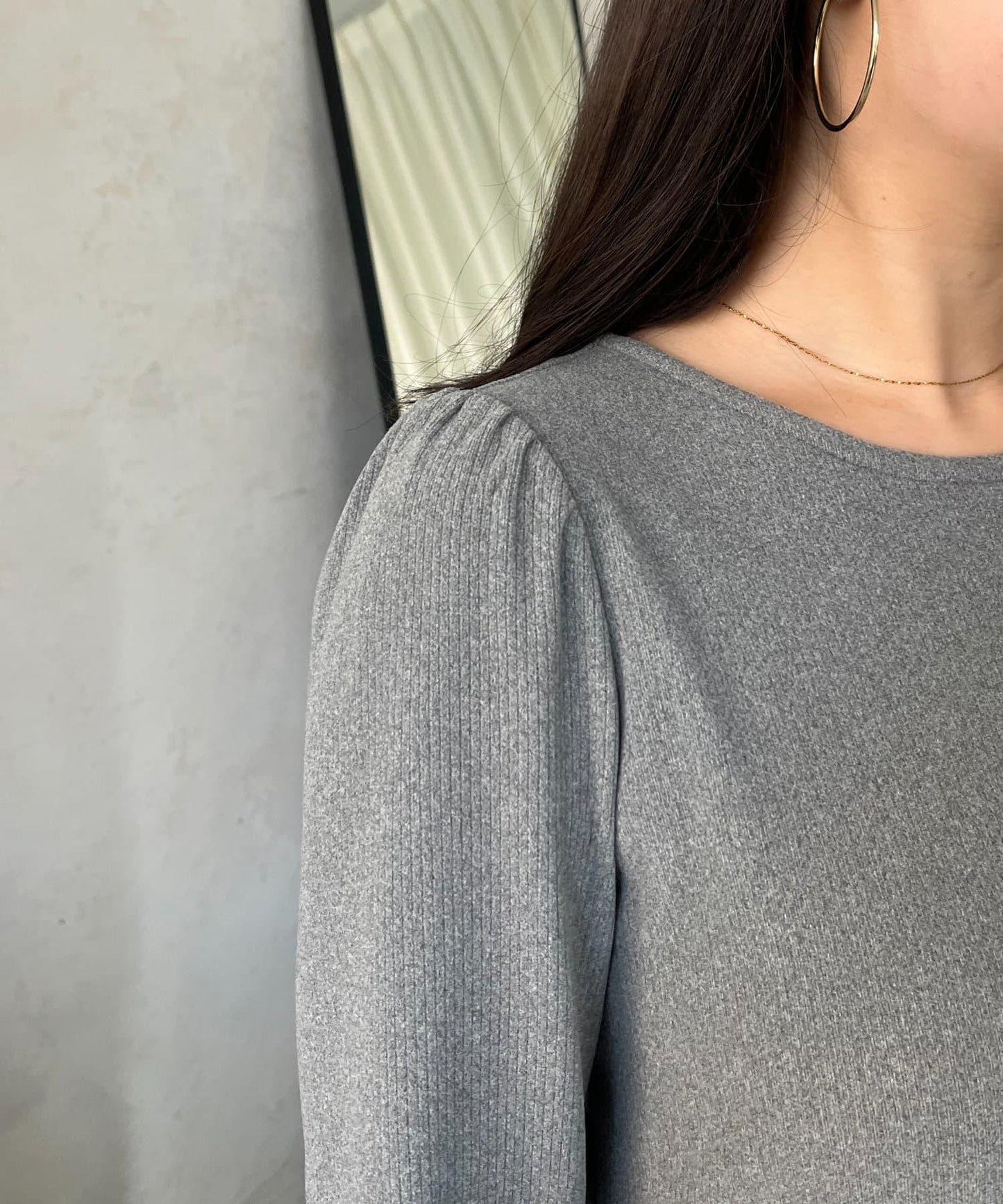 拼接絎縫喇叭連衣裙