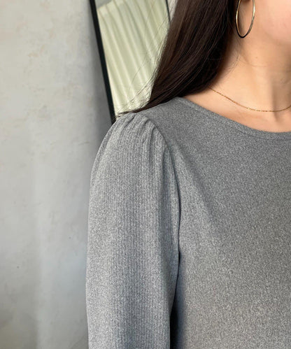 拼接絎縫喇叭連衣裙