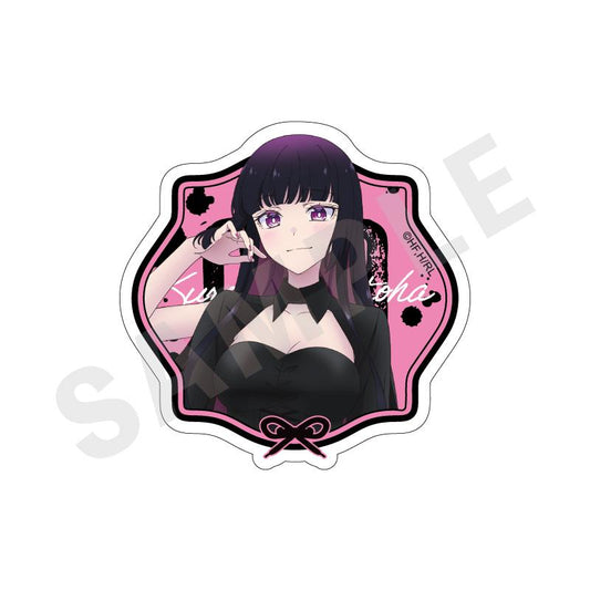 搖滾是淑女的嗜好_異形剪裁貼紙（黑鐵音羽）