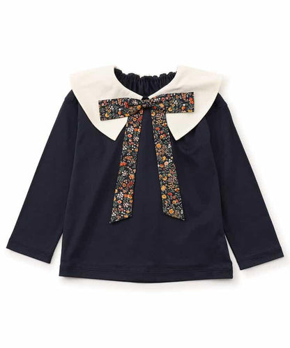 貝克勒圖案長袖T恤_80_110【兒童】