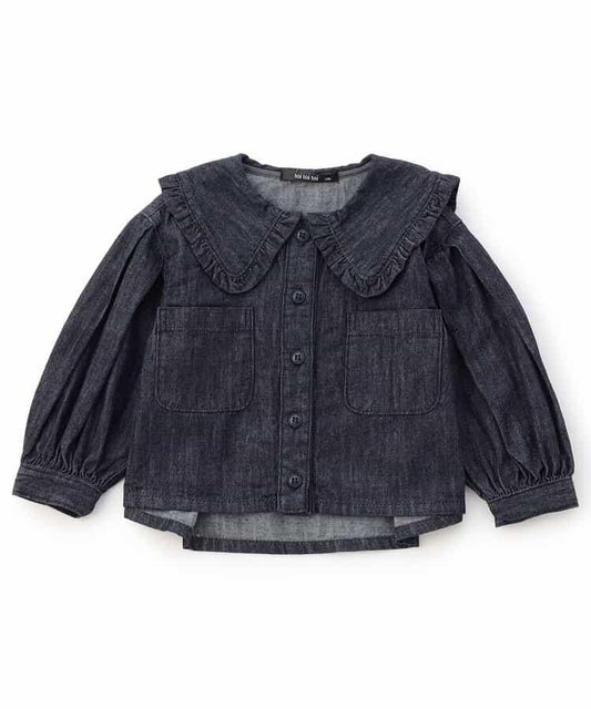 長袖外套上衣襯衫_120_140【青少年】