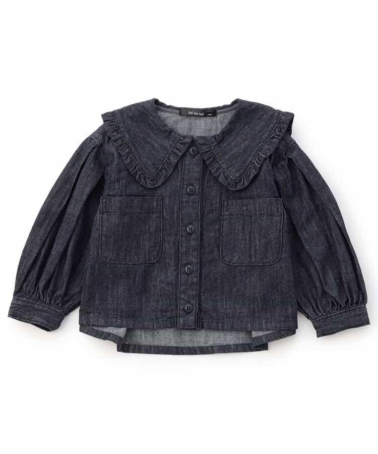 長袖外套上衣襯衫_80_110【兒童】