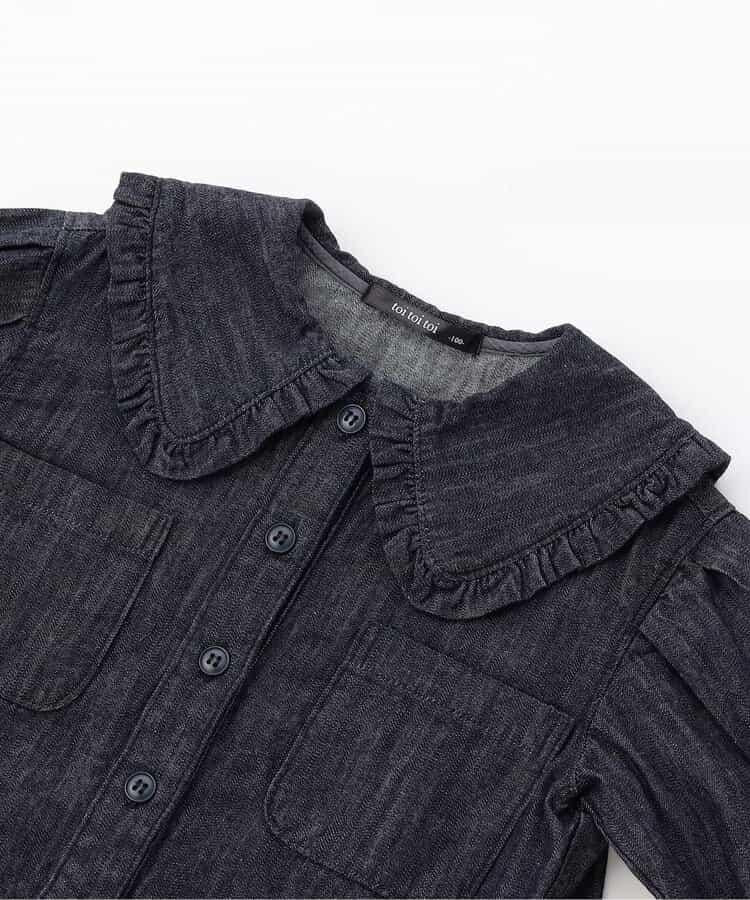 長袖外套上衣襯衫_120_140【青少年】