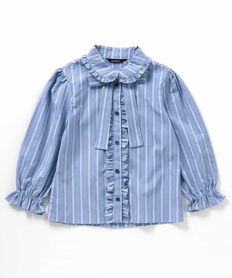 【正式場合/青少年適用】褶皺上衣