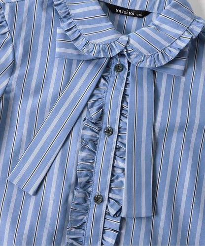 【正式場合/青少年適用】褶皺上衣