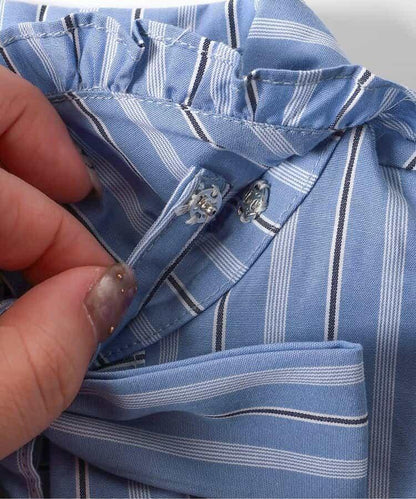 【正式場合/青少年適用】褶皺上衣