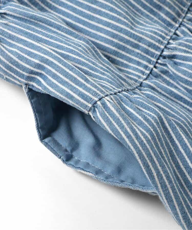 蝴蝶結裝飾牛仔長褲 10分丈