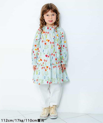 蝴蝶結裝飾牛仔長褲 10分丈