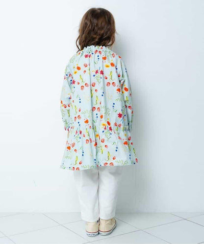 蝴蝶結裝飾牛仔長褲 10分丈