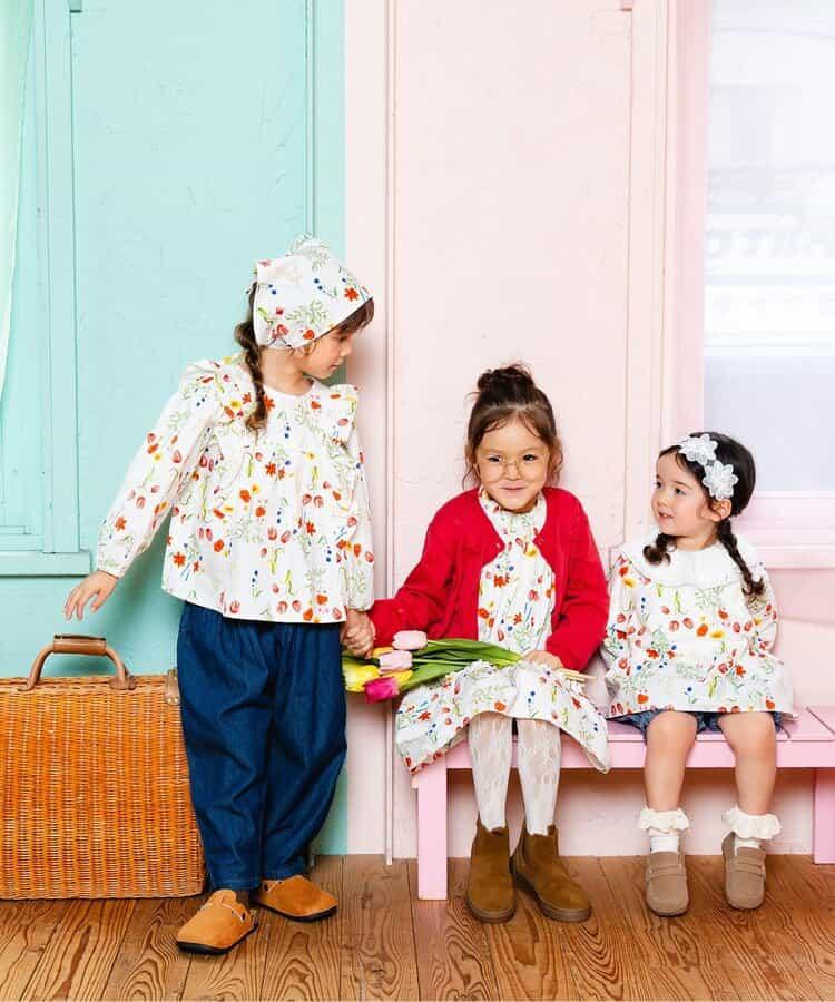 花園花卉連衣裙