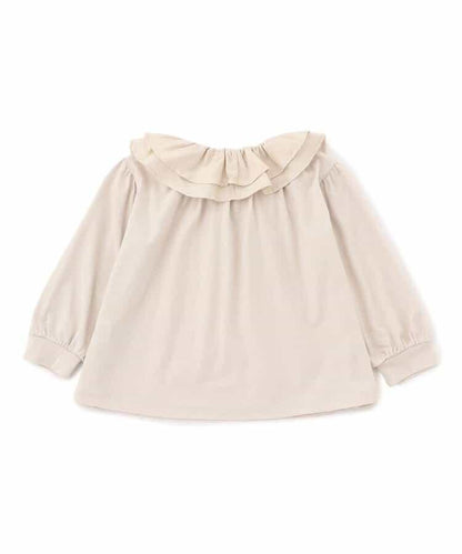 拼接設計長袖T恤_80_110【兒童】