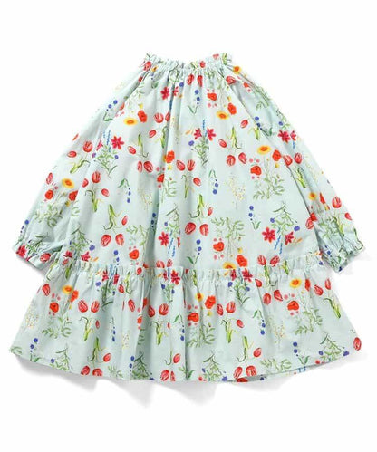 花園花卉連衣裙