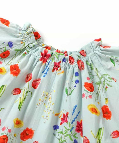 花園花卉連衣裙