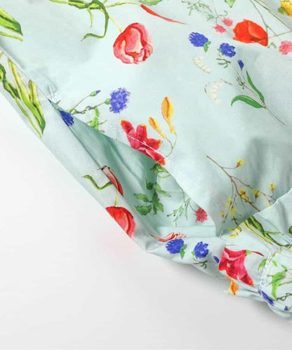 花園花卉連衣裙