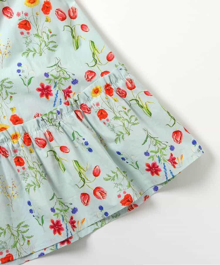 花園花卉連衣裙