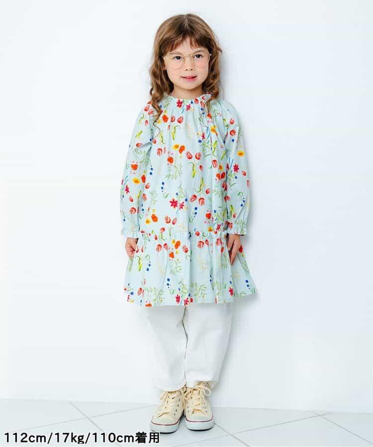 花園花卉連衣裙