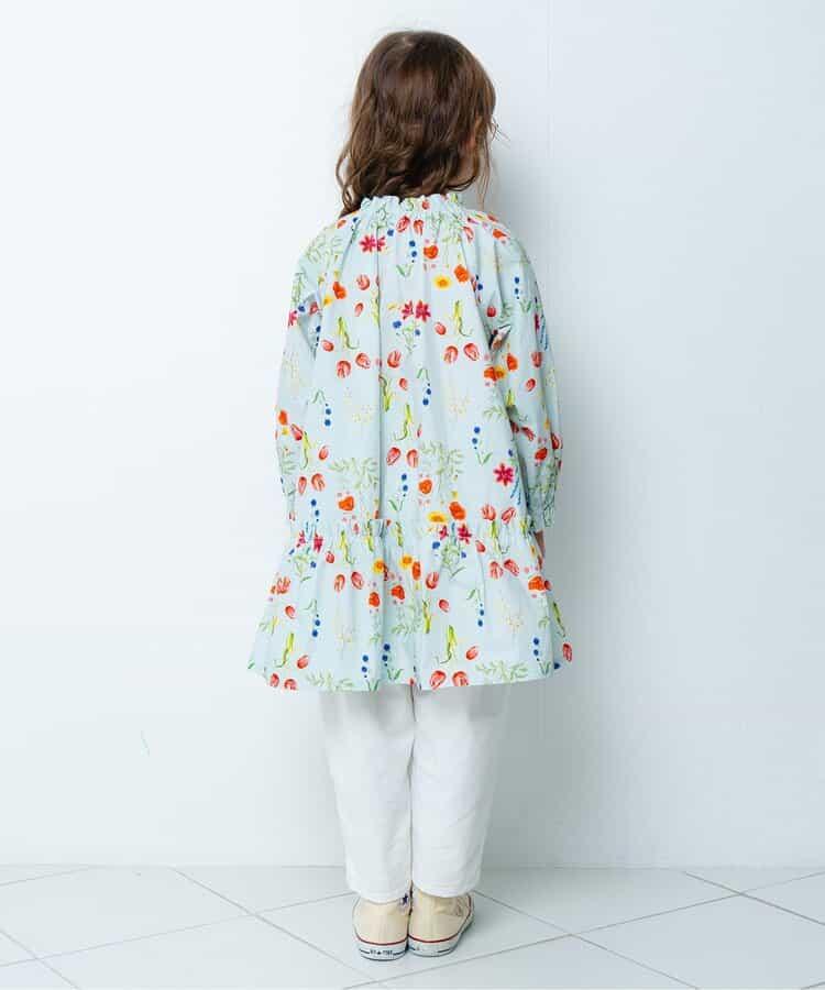 花園花卉連衣裙