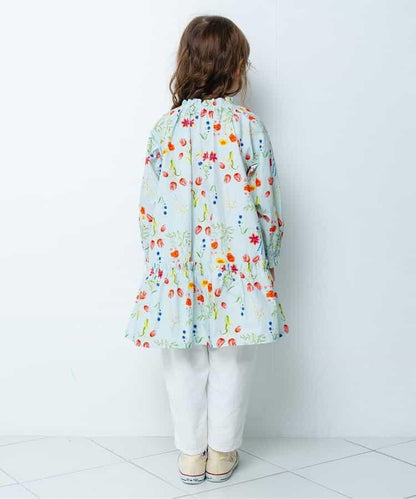 花園花卉連衣裙