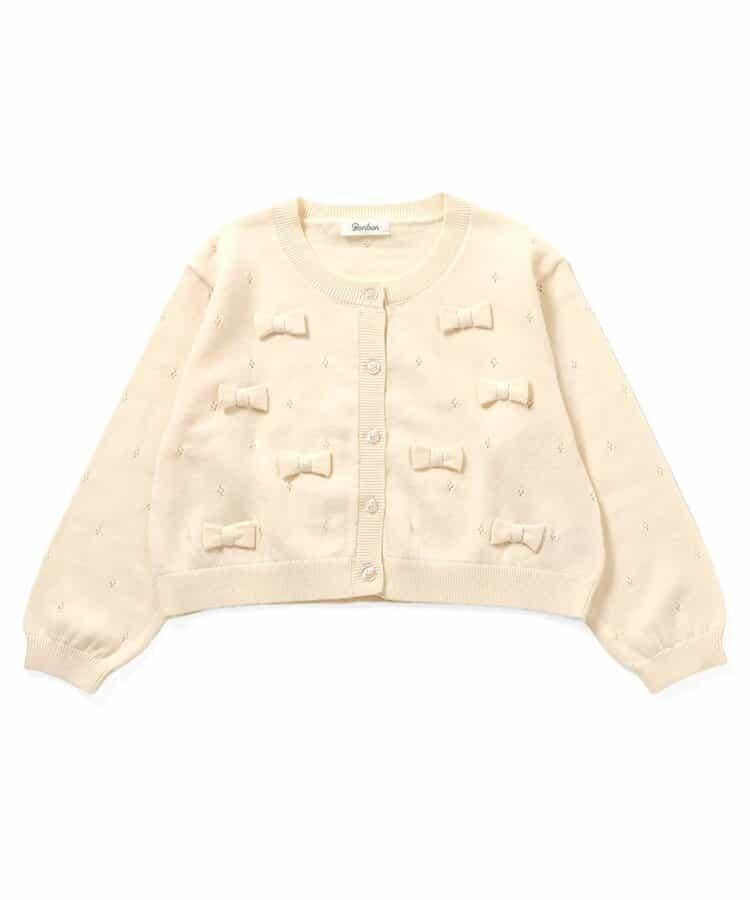 蝴蝶結針織開衫