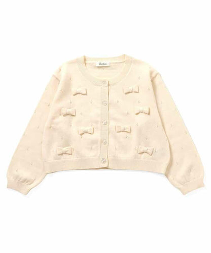 蝴蝶結針織開衫