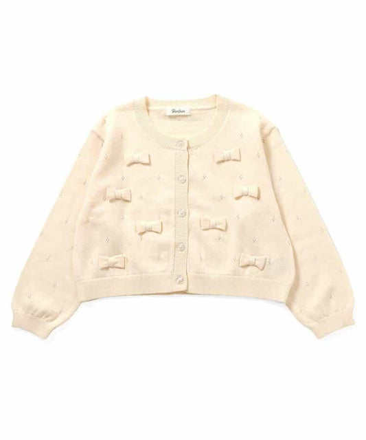 蝴蝶結針織開衫