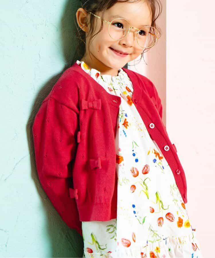 蝴蝶結針織開衫