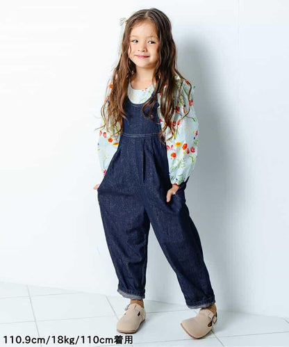 牛仔揹帶褲 10分褲