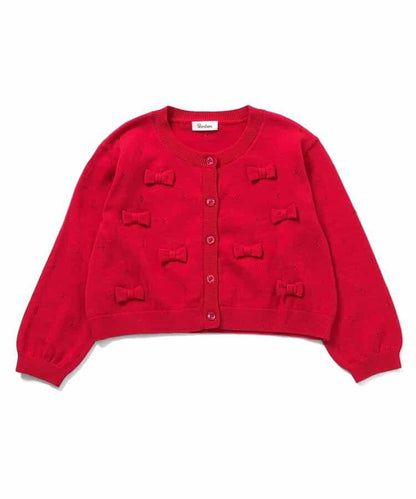 蝴蝶結針織開衫