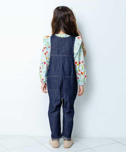 牛仔揹帶褲 10分褲