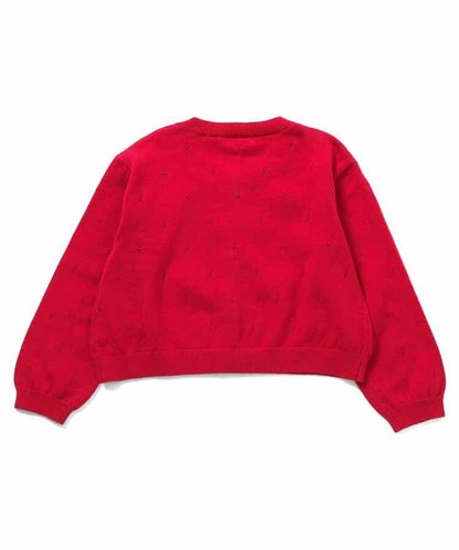 蝴蝶結針織開衫