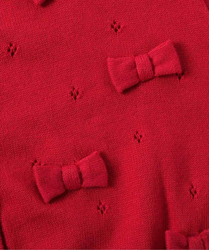 蝴蝶結針織開衫