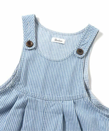 牛仔揹帶褲 10分褲