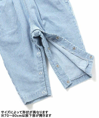 牛仔揹帶褲 10分褲