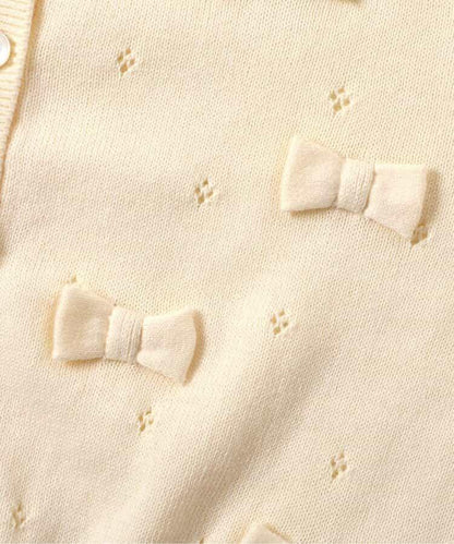 蝴蝶結針織開衫