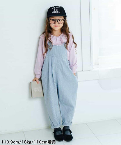 牛仔揹帶褲 10分褲