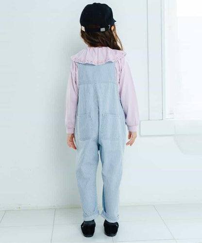 牛仔揹帶褲 10分褲