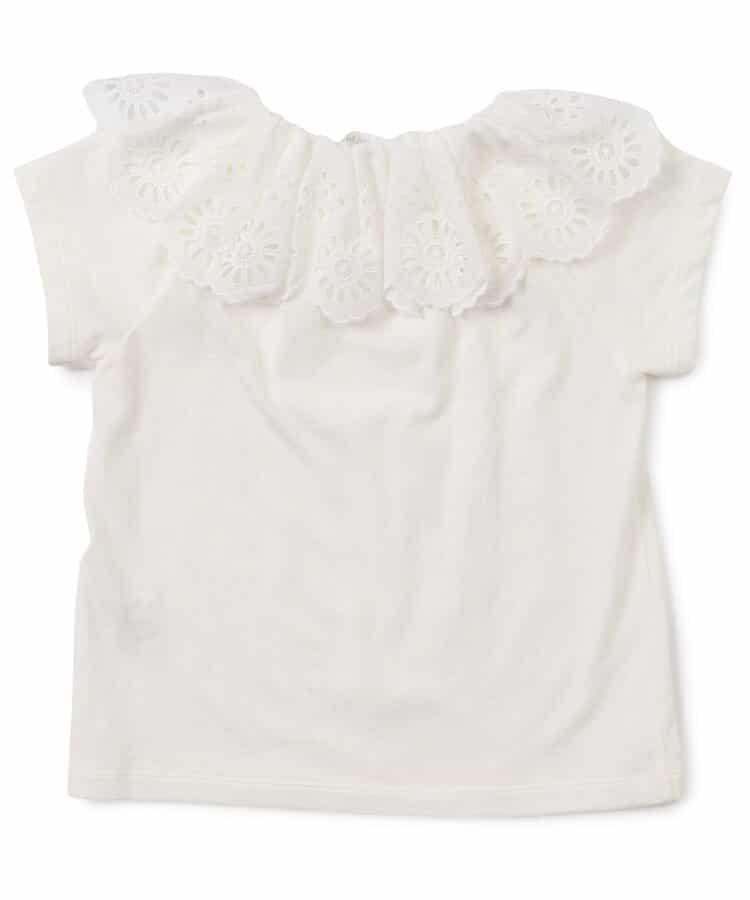 【兒童】蕾絲裝飾上衣